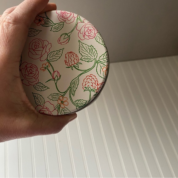 Kate Spade Raspberry Patterned Tin Container - Picture 3 of 7